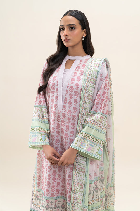 3 PIECE PRINTED LAWN SUIT-FETCHING DYNASTY (UNSTITCHED)