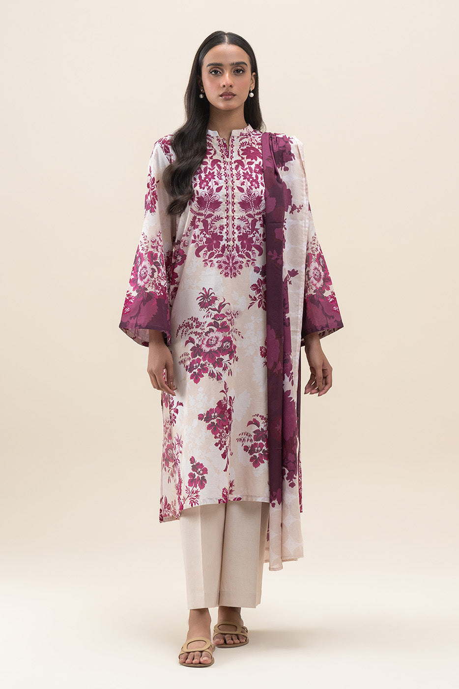 3 PIECE PRINTED LAWN SUIT-PERSIAN PASSION (UNSTITCHED)
