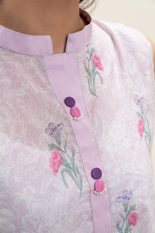 3 PIECE PRINTED LAWN SUIT-FLORA HAZE (UNSTITCHED)