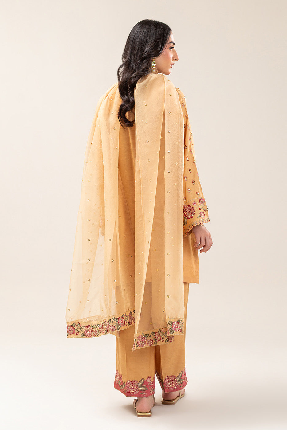 2 PIECE EMBROIDERED RAW SILK SUIT (LUXURY PRET)