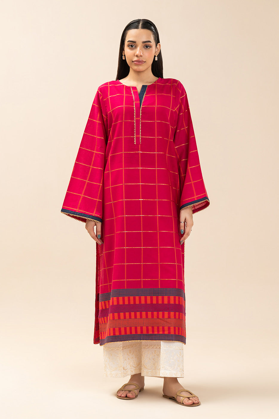 SOLID JACQUARD SHIRT (PRET)