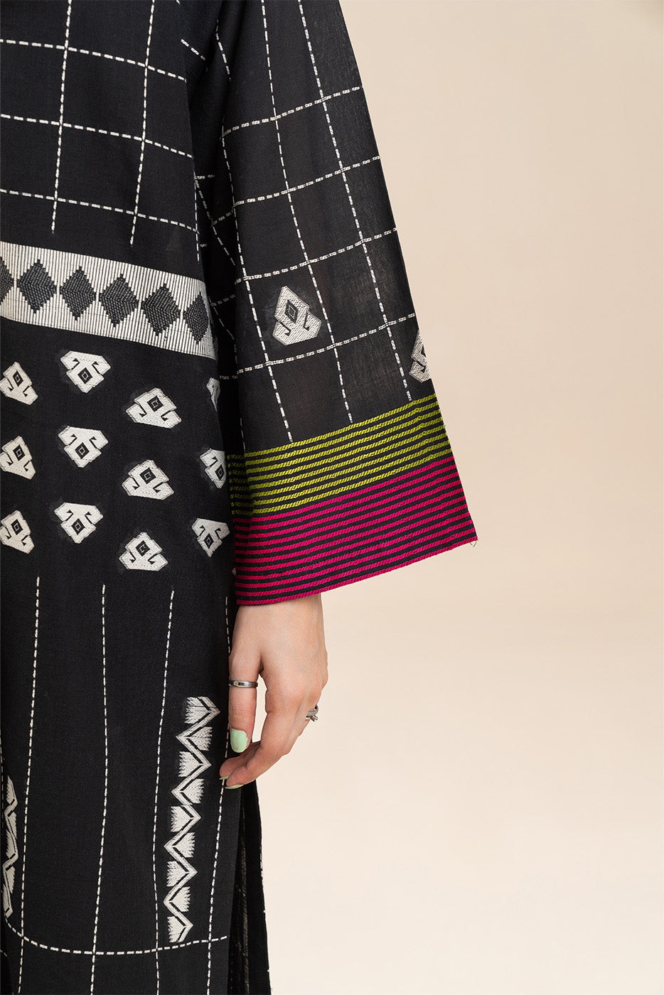 2 PIECE BASIC JACQUARD SUIT (PRET)