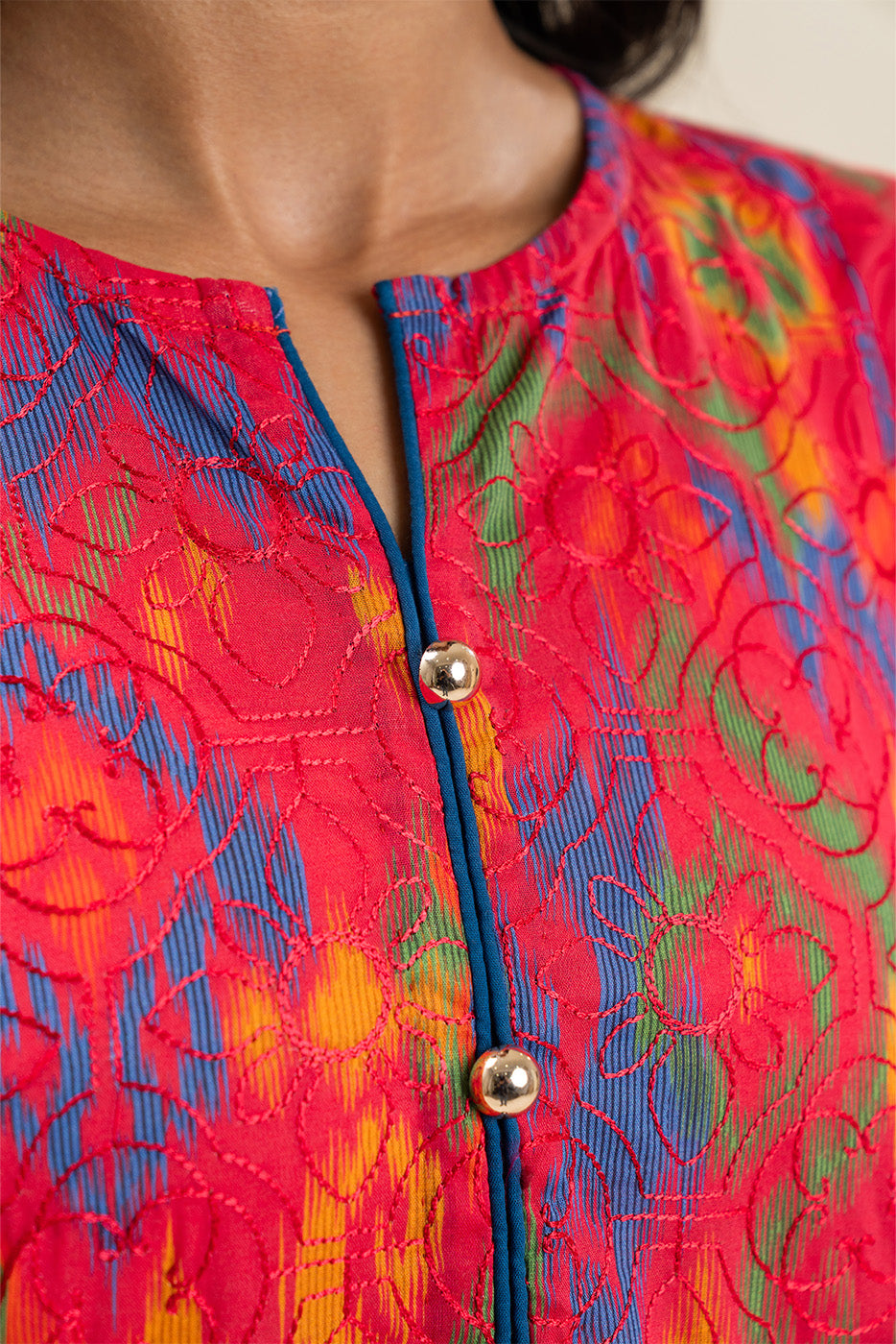 2 PIECE PRINTED LAWN SUIT (PRET)