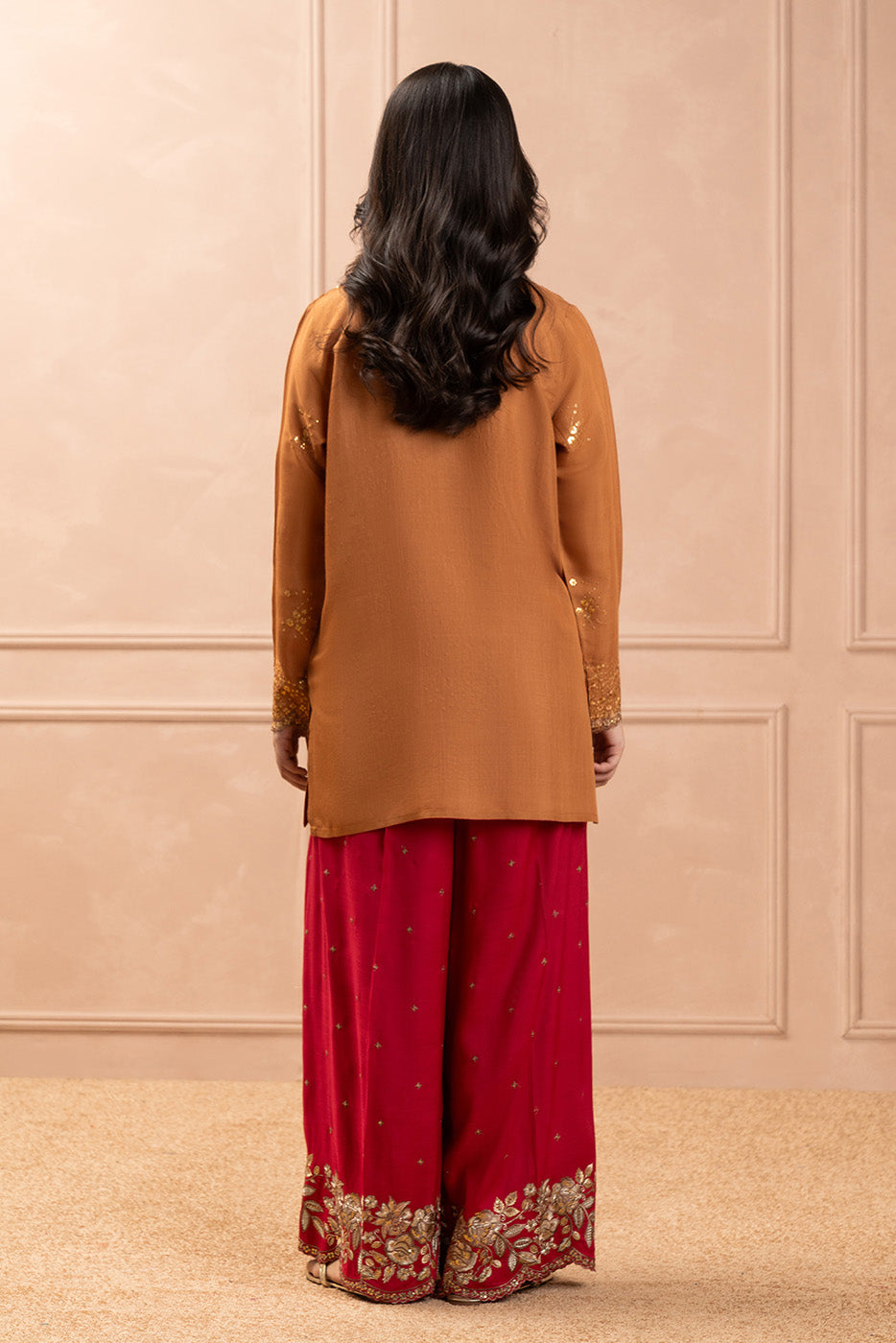 2 PIECE EMBROIDERED RAW SILK SUIT (LUXURY PRET)