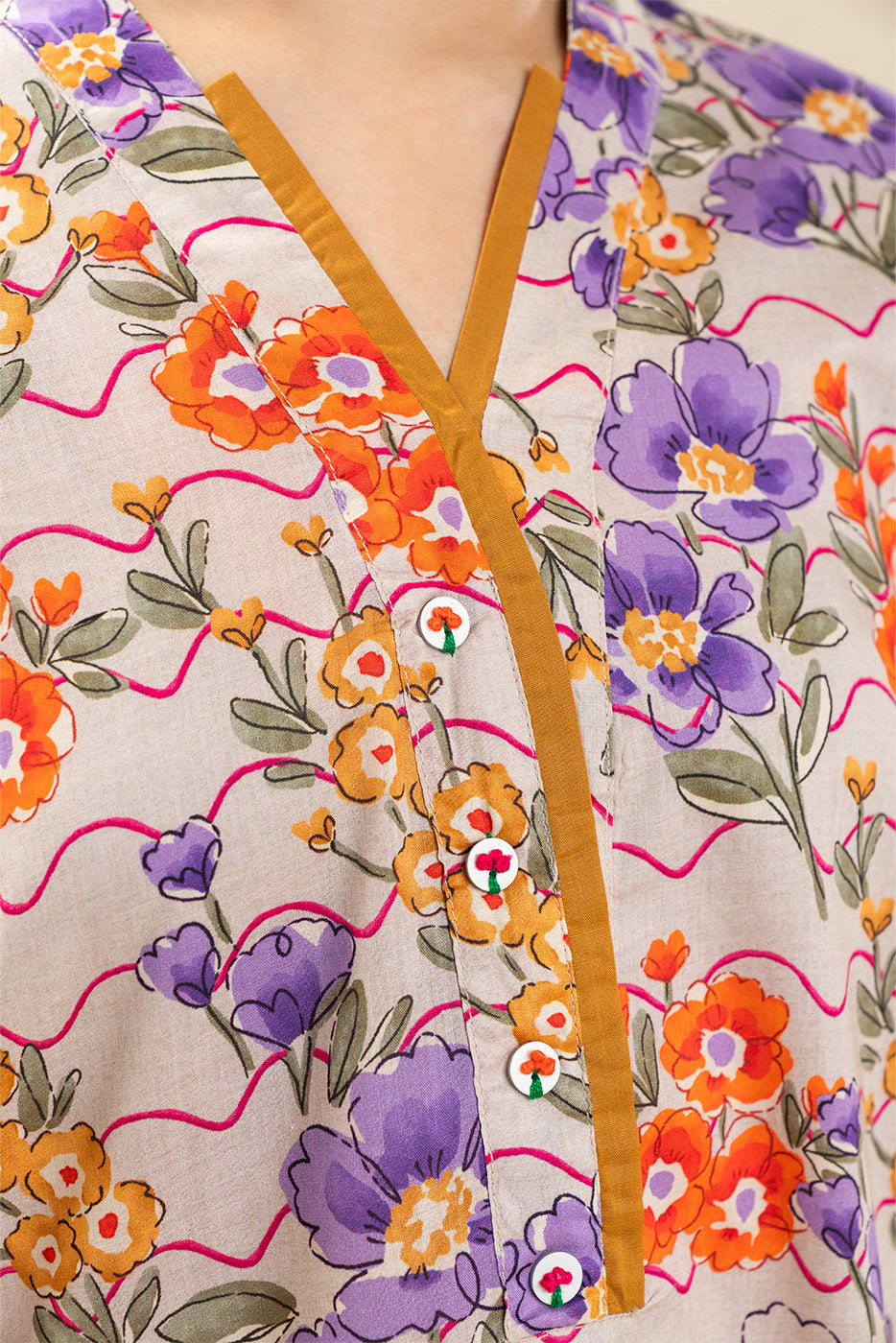 PRINTED LAWN SHIRT (PRET)