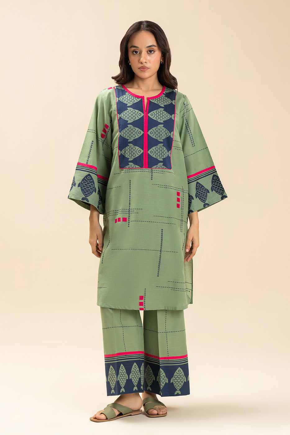 SOLID JACQUARD SHIRT (PRET)