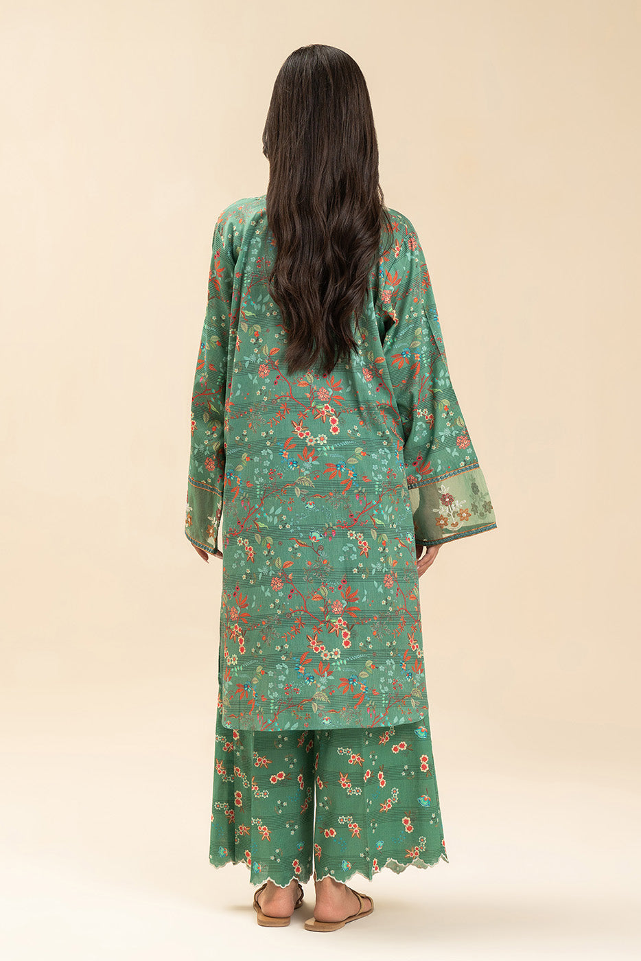 2 PIECE EMBROIDERED LAWN SUIT (PRET)