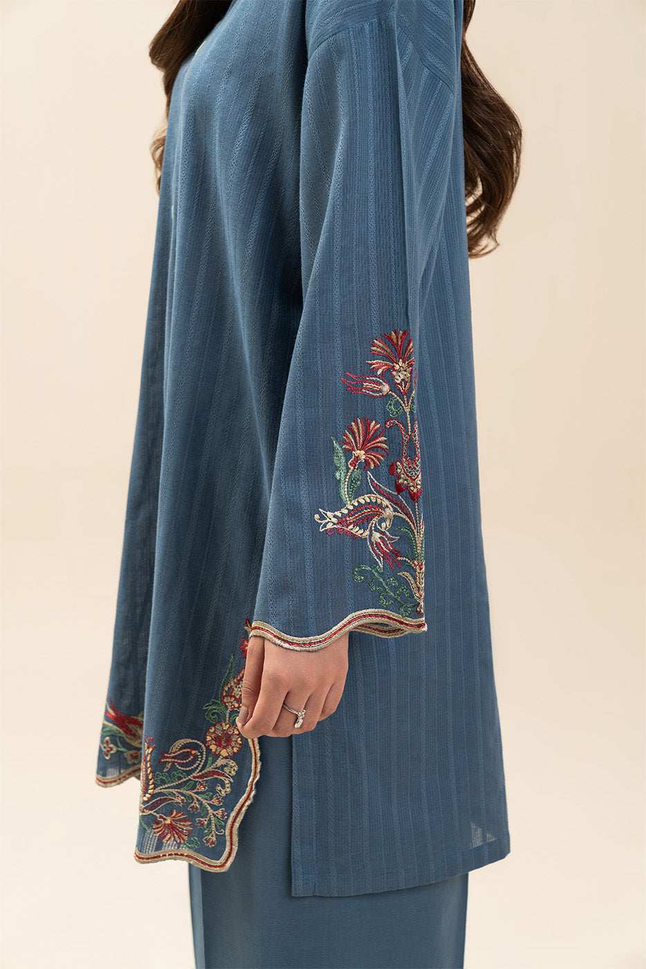 EMBROIDERED NENO KARA SHIRT (PRET)