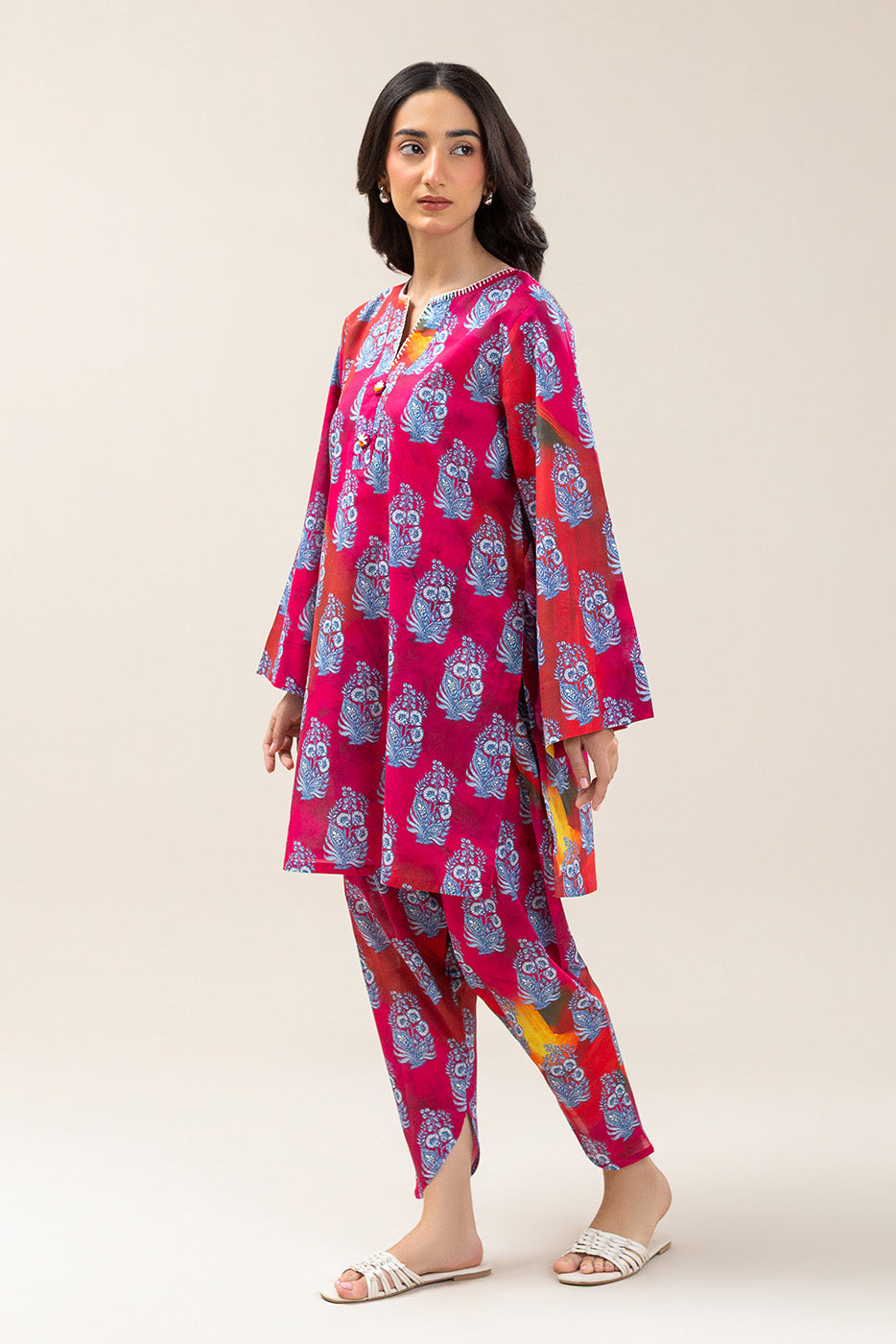 2 PIECE PRINTED DORIA LAWN SUIT (PRET)
