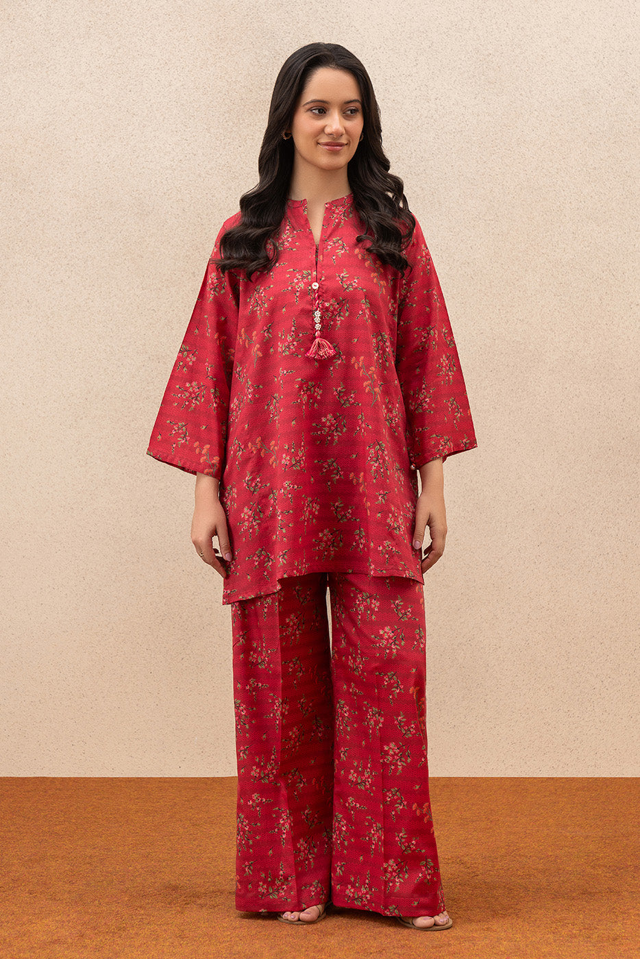 2 PIECE PRINTED LAWN SUIT (PRET)