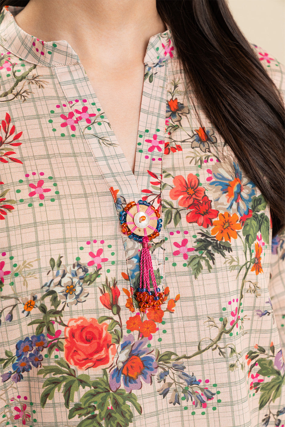 PRINTED LAWN SHIRT (PRET)