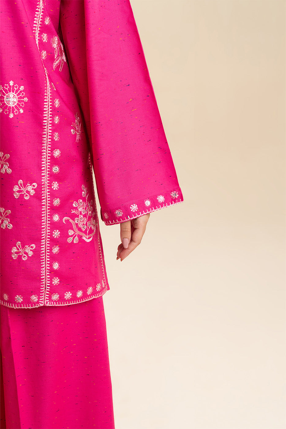 2 PIECE EMBROIDERED MULTI NEPS SUIT (FLOW)