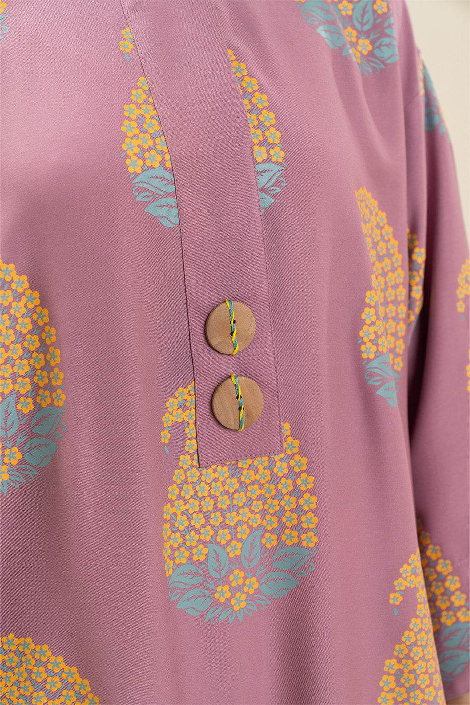 PRINTED YARN DYED TOP (FLOW)