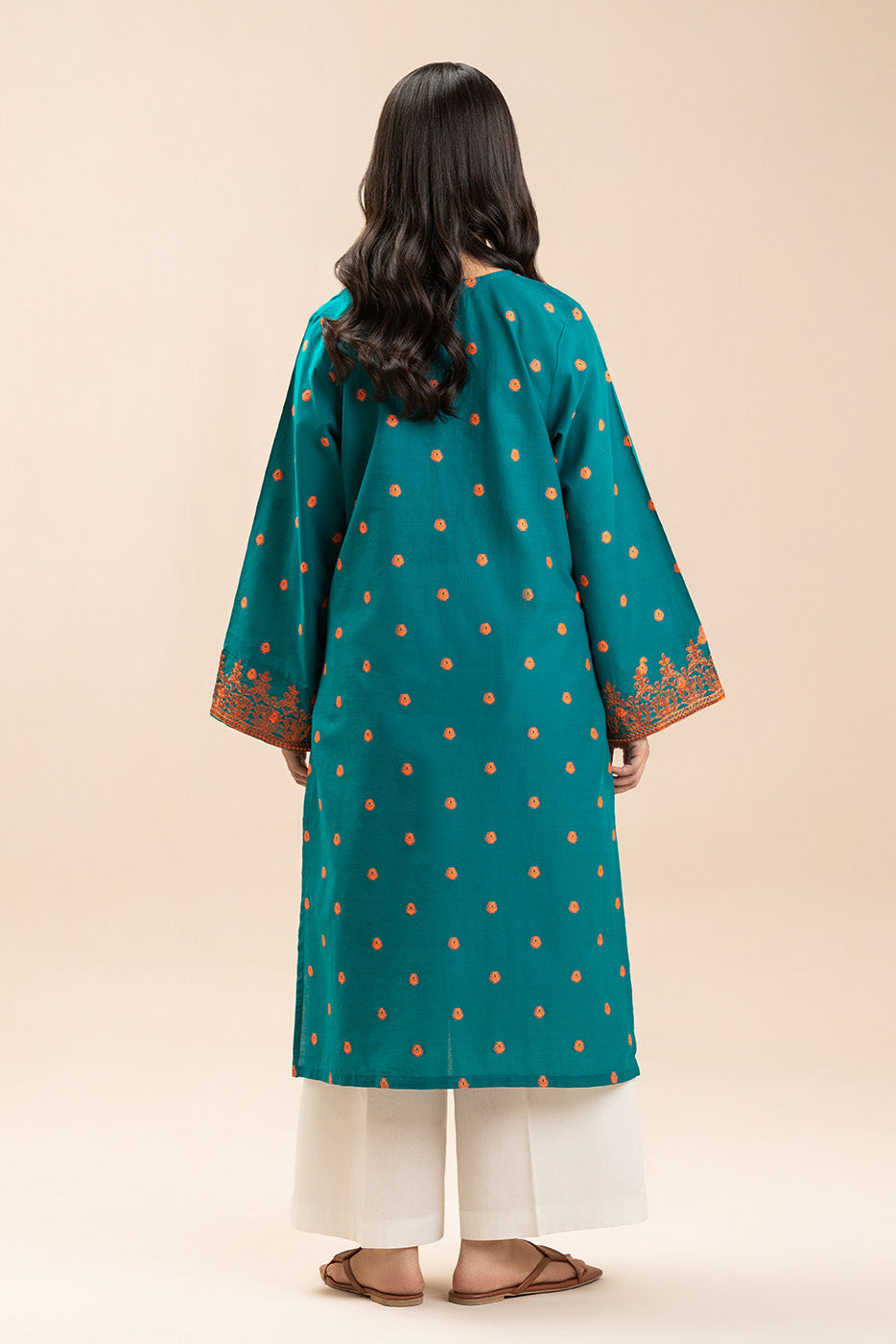 EMBROIDERED JACQUARD SHIRT (PRET)