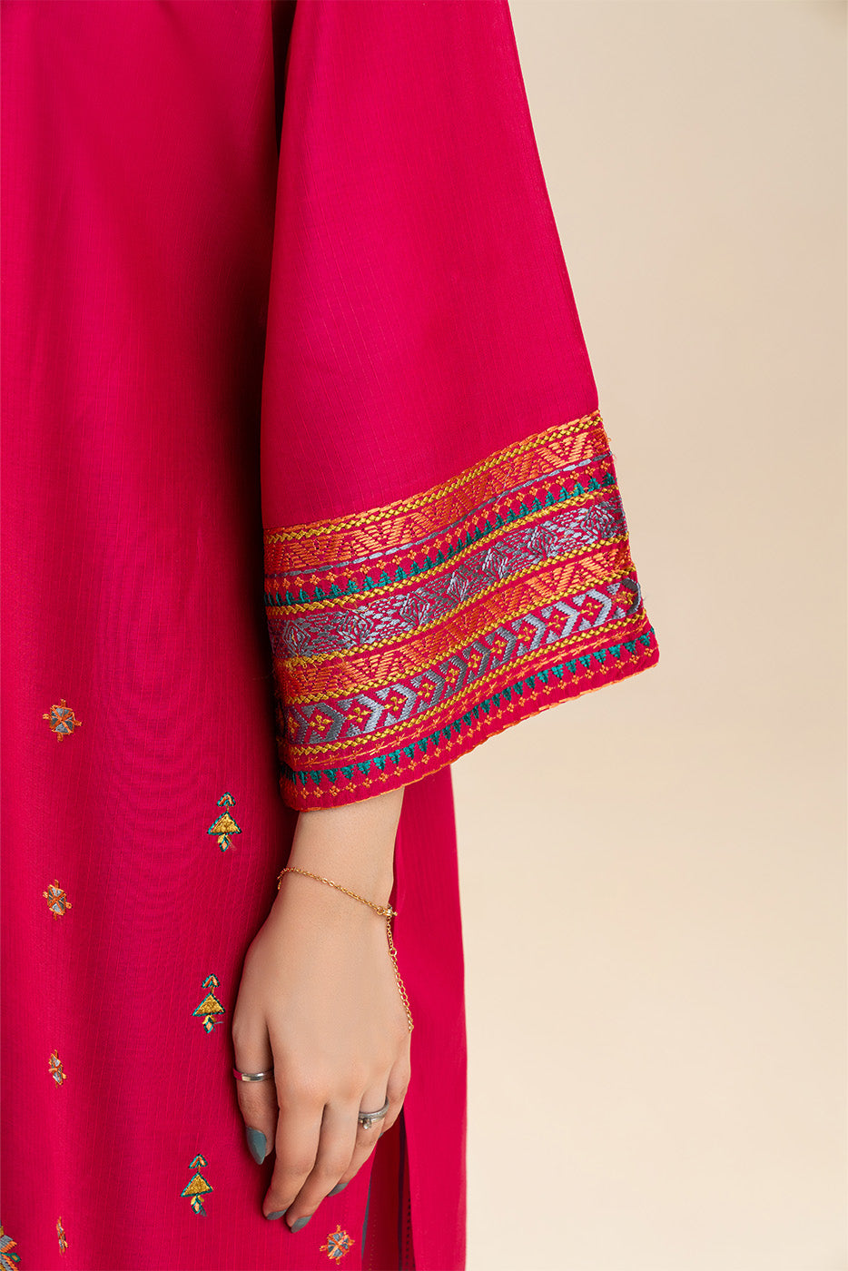 EMBROIDERED DORIA SHIRT (PRET)