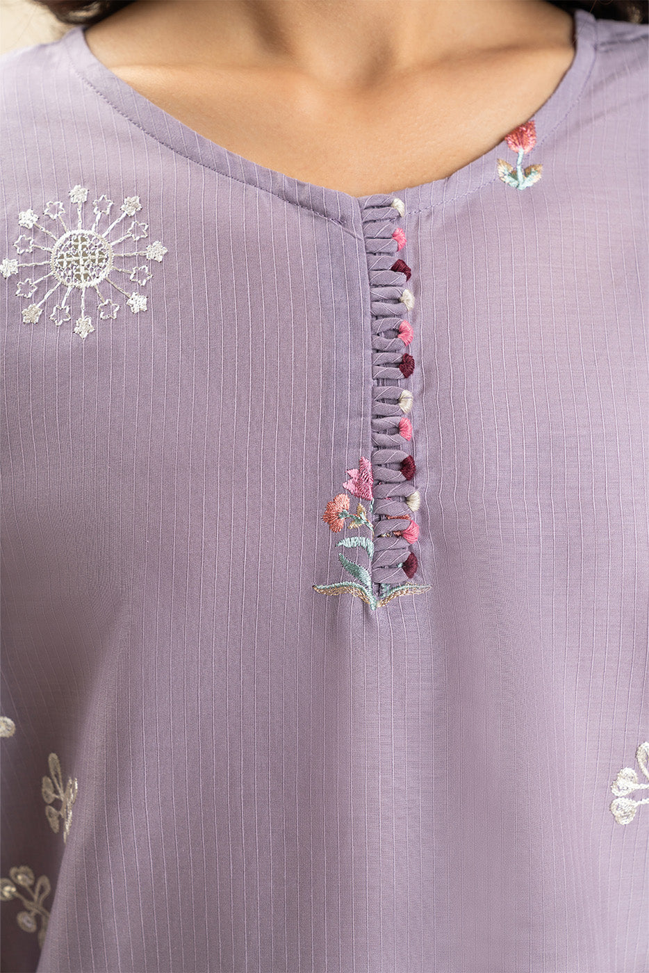 2 PIECE EMBROIDERED DORIA SUIT (PRET)