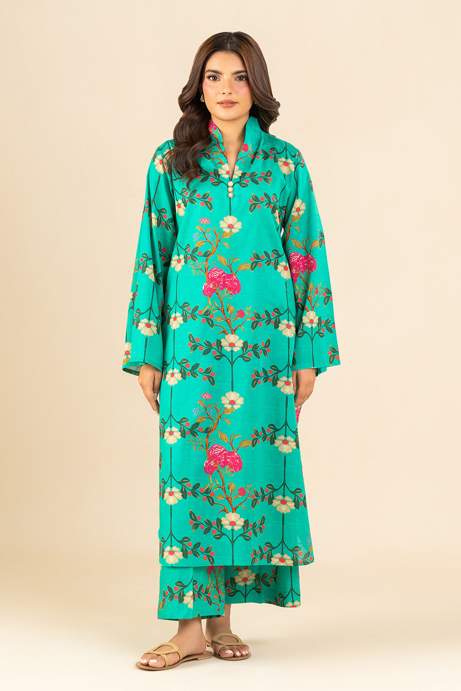 2 PIECE PRINTED DORIA LAWN SUIT (PRET)
