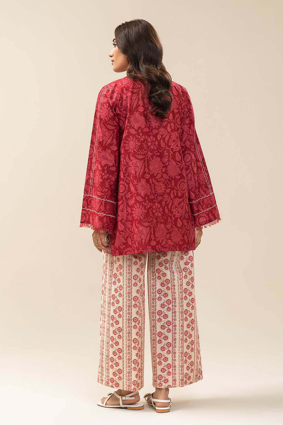 2 PIECE EMBROIDERED LAWN SUIT-CRIMSON CHARM SUIT (UNSTITCHED)