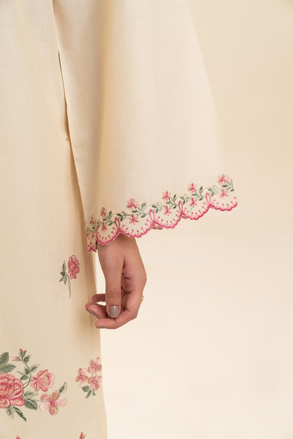 2 PIECE EMBROIDERED LAWN SUIT-SPRING SAGE (UNSTITCHED)