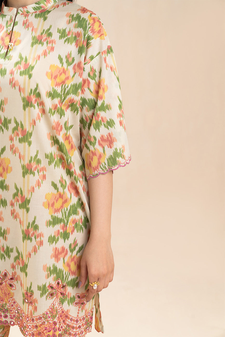 2 PIECE EMBROIDERED LAWN SUIT-INFLORESCENCE (UNSTITCHED)