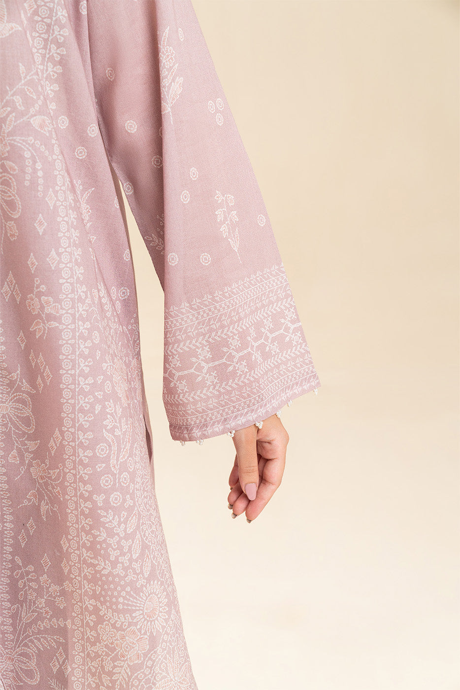3 PIECE PRINTED LAWN SUIT-FLORET DUSK (UNSTITCHED)