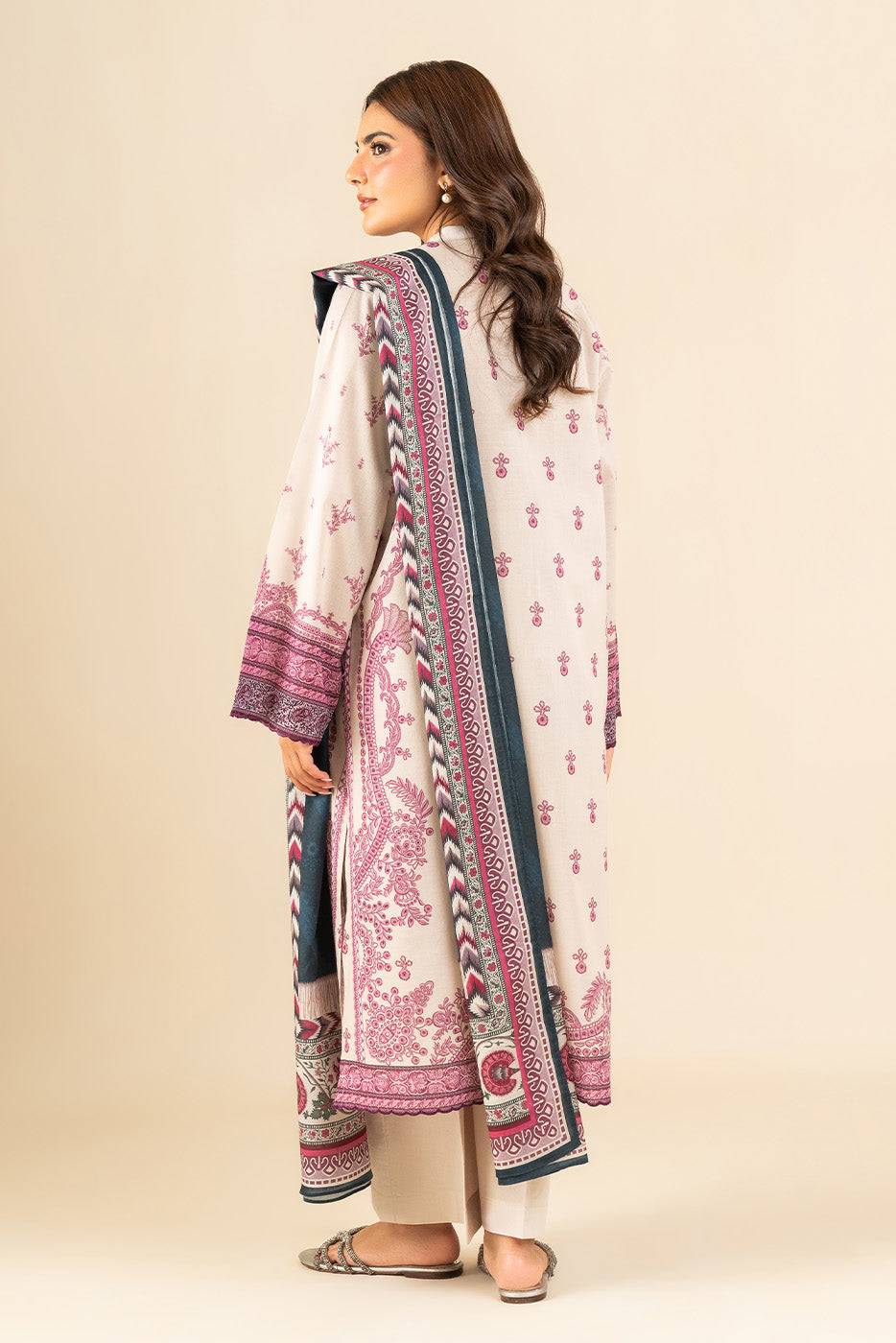 3 PIECE PRINTED LAWN SUIT-ORNATE MEADOW (UNSTITCHED)