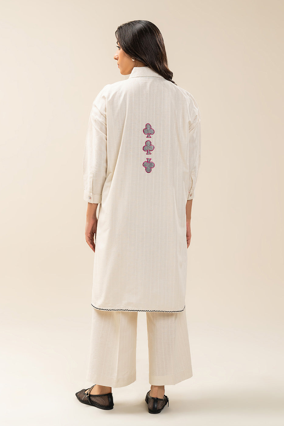 2 PIECE BASIC DOBBY SUIT (PRET)