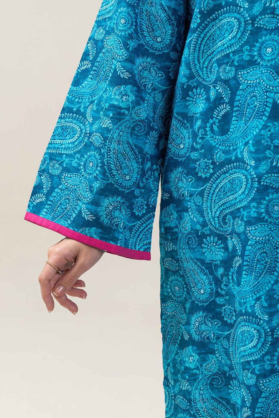 PRINTED KHADDAR SHIRT (PRET)