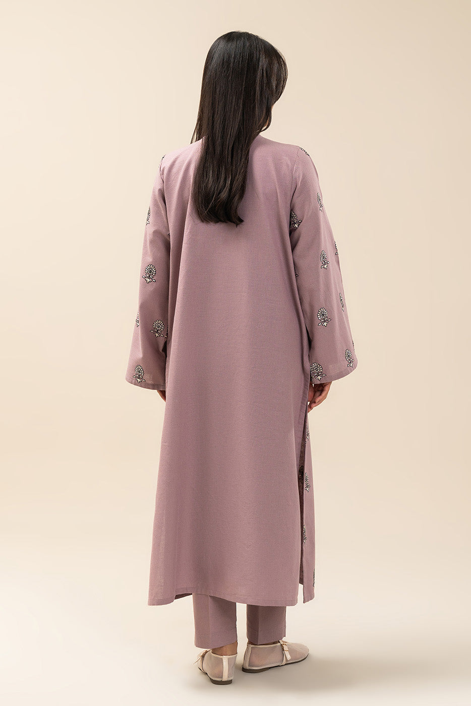 2 PIECE BASIC COTTON LINEN SUIT (PRET)