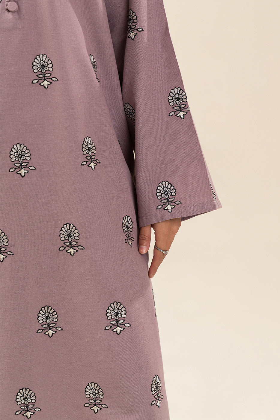 2 PIECE BASIC COTTON LINEN SUIT (PRET)