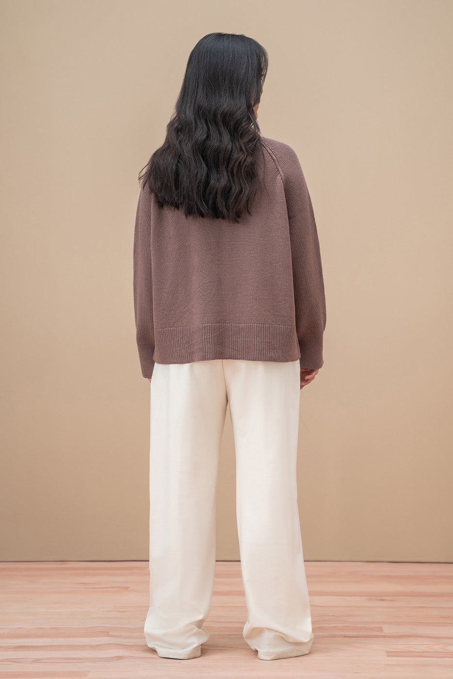 CROPPED RAGLAN CARDIGAN