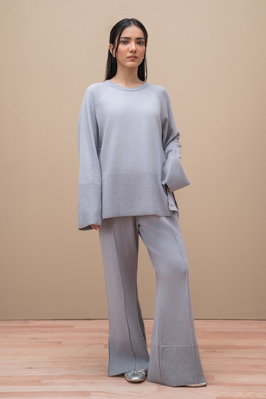 OUTER WEAR ACRYLIC SWEAT PANT (W-OUTERWEAR)