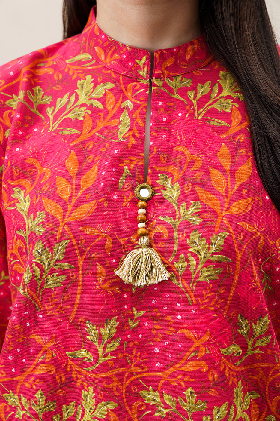 2 PIECE PRINTED SLUB KHADDAR SUIT (PRET)
