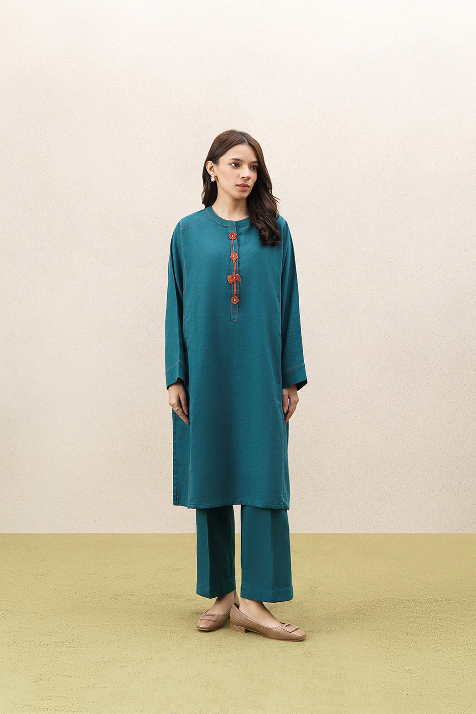 2 PIECE SOLID TWILL SUIT (PRET)