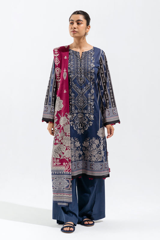 2 PIECE - EMBROIDERED LAWN SUIT - AEGEAN WEFT (UNSTITCHED)