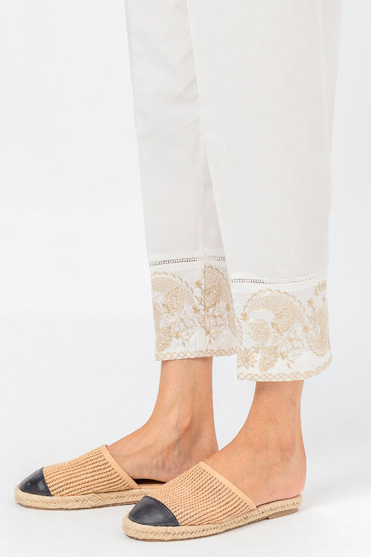 EMBROIDERED STRAIGHT PANTS