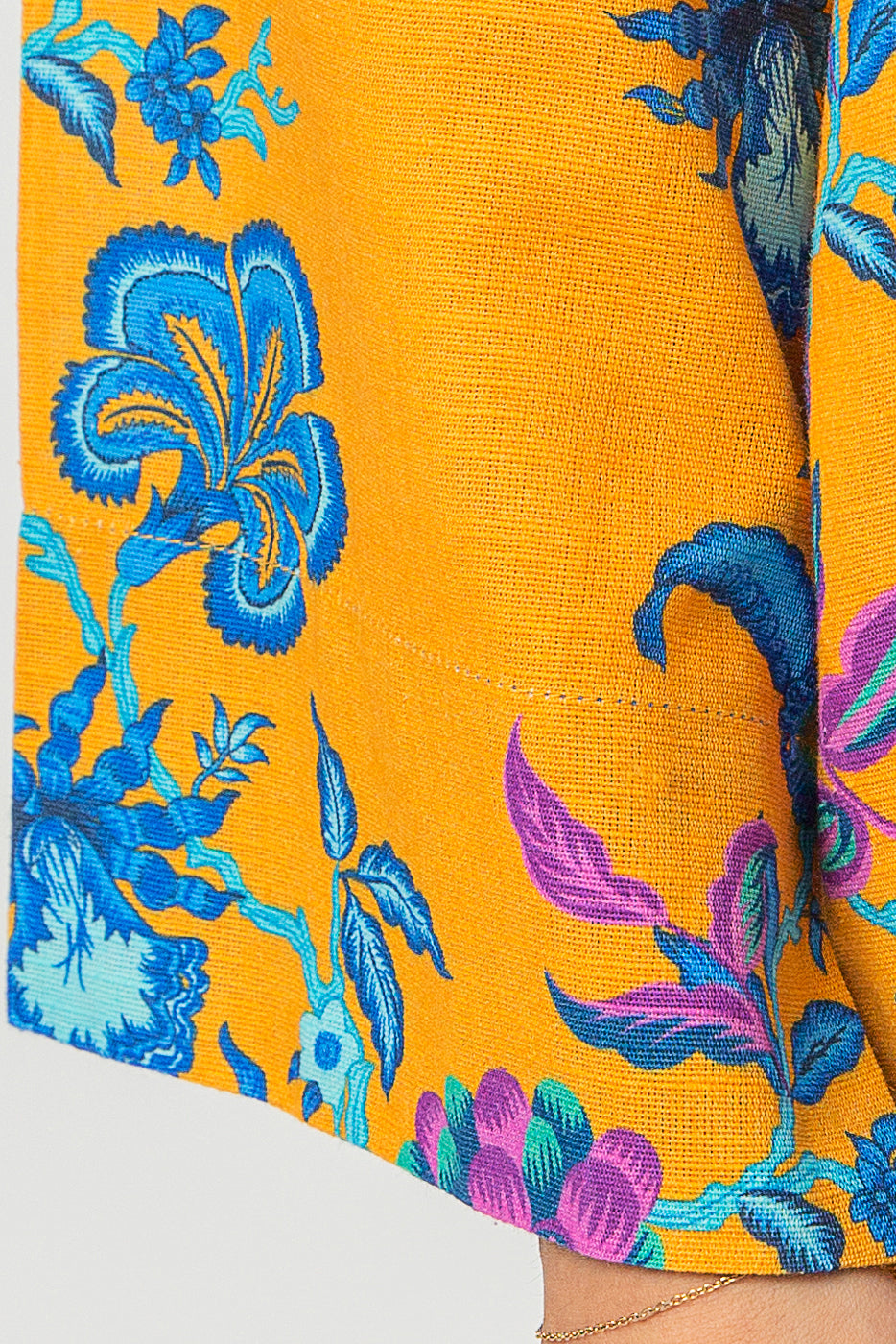 PRINTED SLUB KHADDAR SHIRT (PRET)