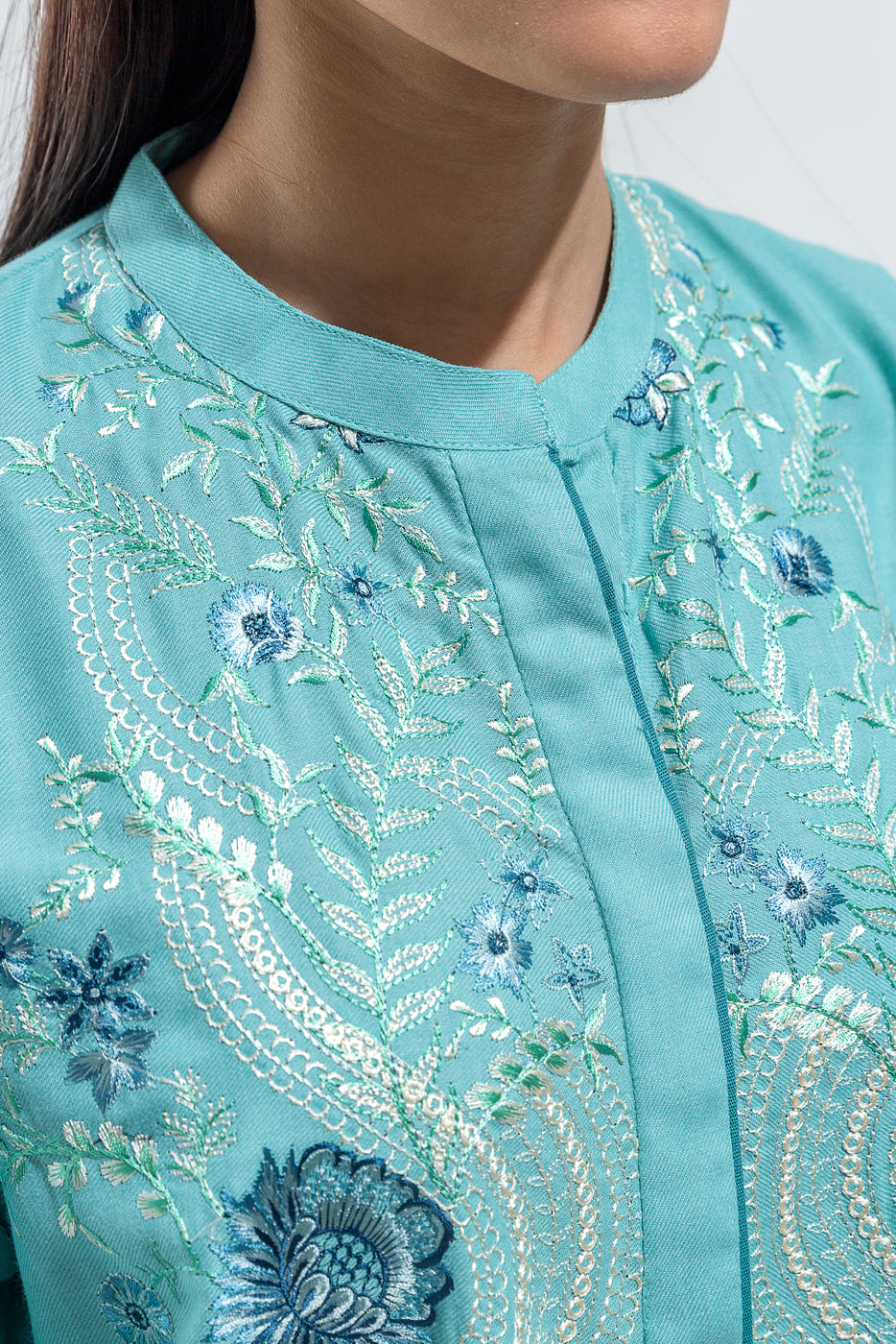 EMBROIDERED TWILL SHIRT (PRET)