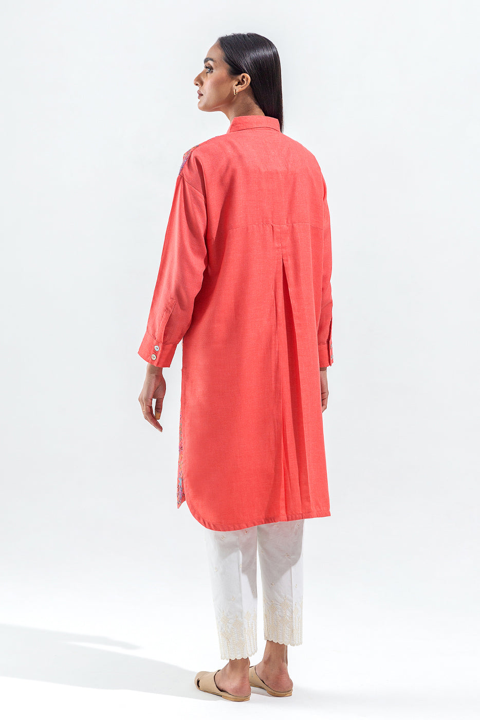 EMBROIDERED TWILL SHIRT (PRET)
