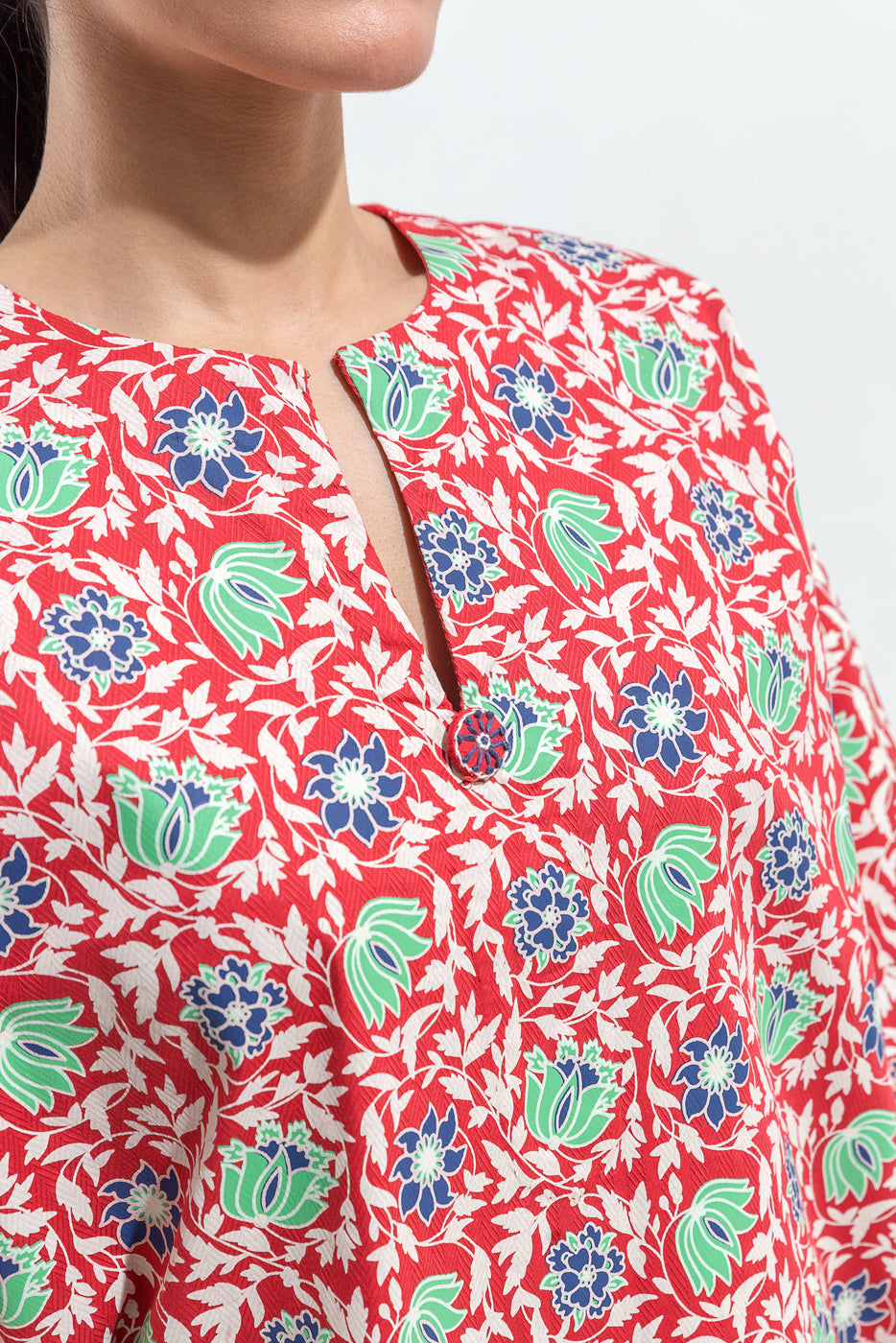 PRINTED SELF JACQUARD SHIRT (PRET)