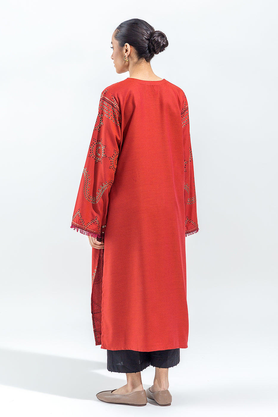 EMBROIDERED YARN DYED SHIRT (PRET)