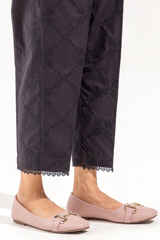 EMBROIDERED STRAIGHT PANTS