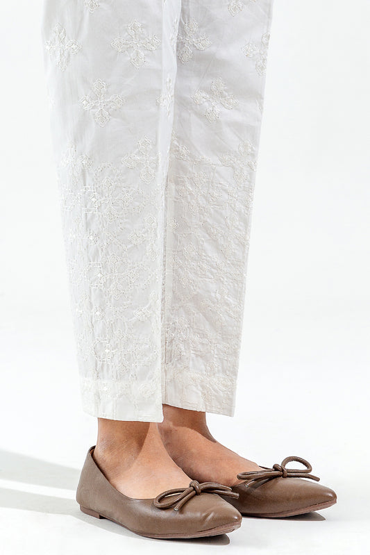 EMBROIDERED STRAIGHT PANTS