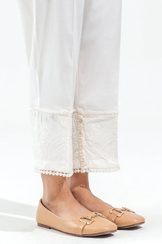 EMBROIDERED STRAIGHT PANTS