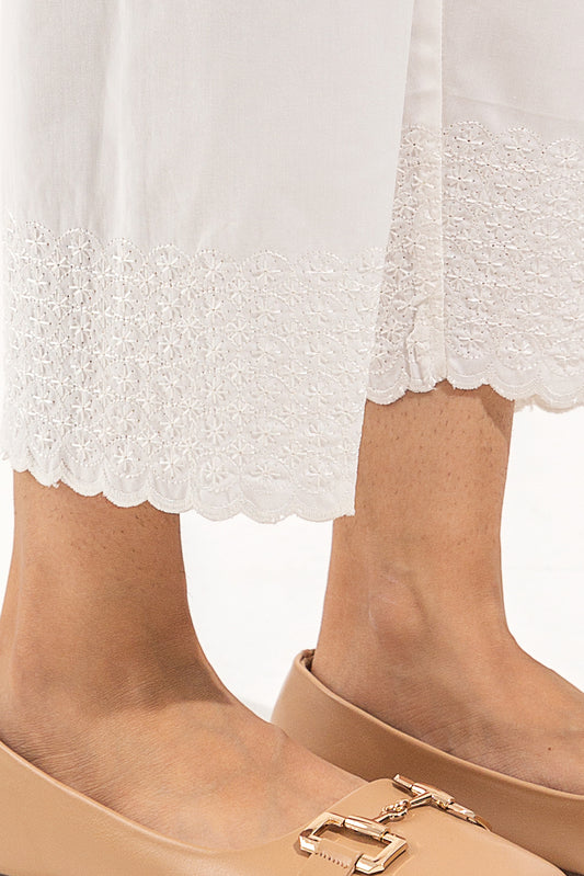 EMBROIDERED STRAIGHT PANTS