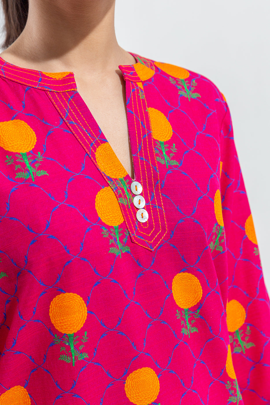 PRINTED PRINTED KHADDAR SHIRT (PRET)
