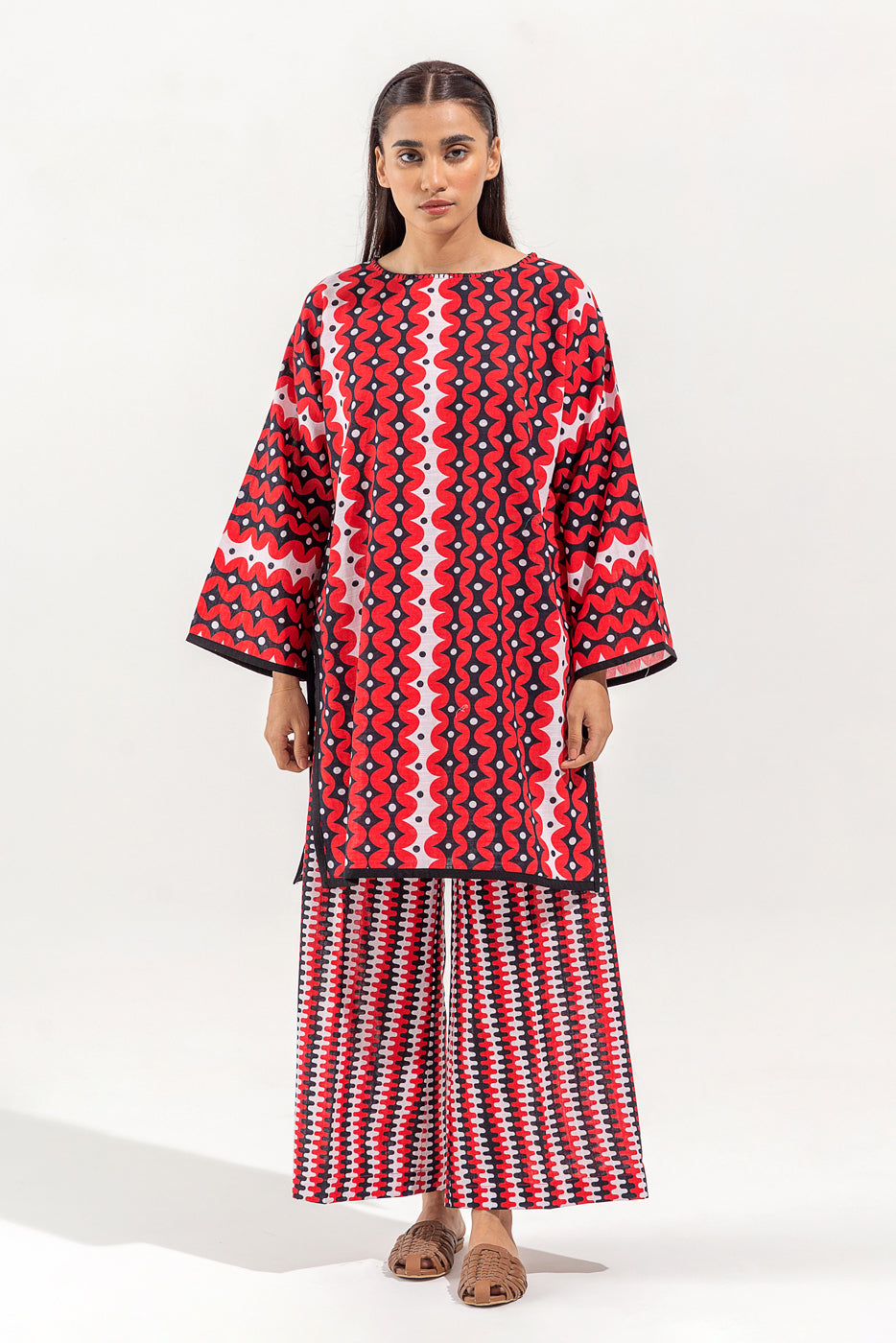 PRINTED KHADDAR SHIRT (PRET)