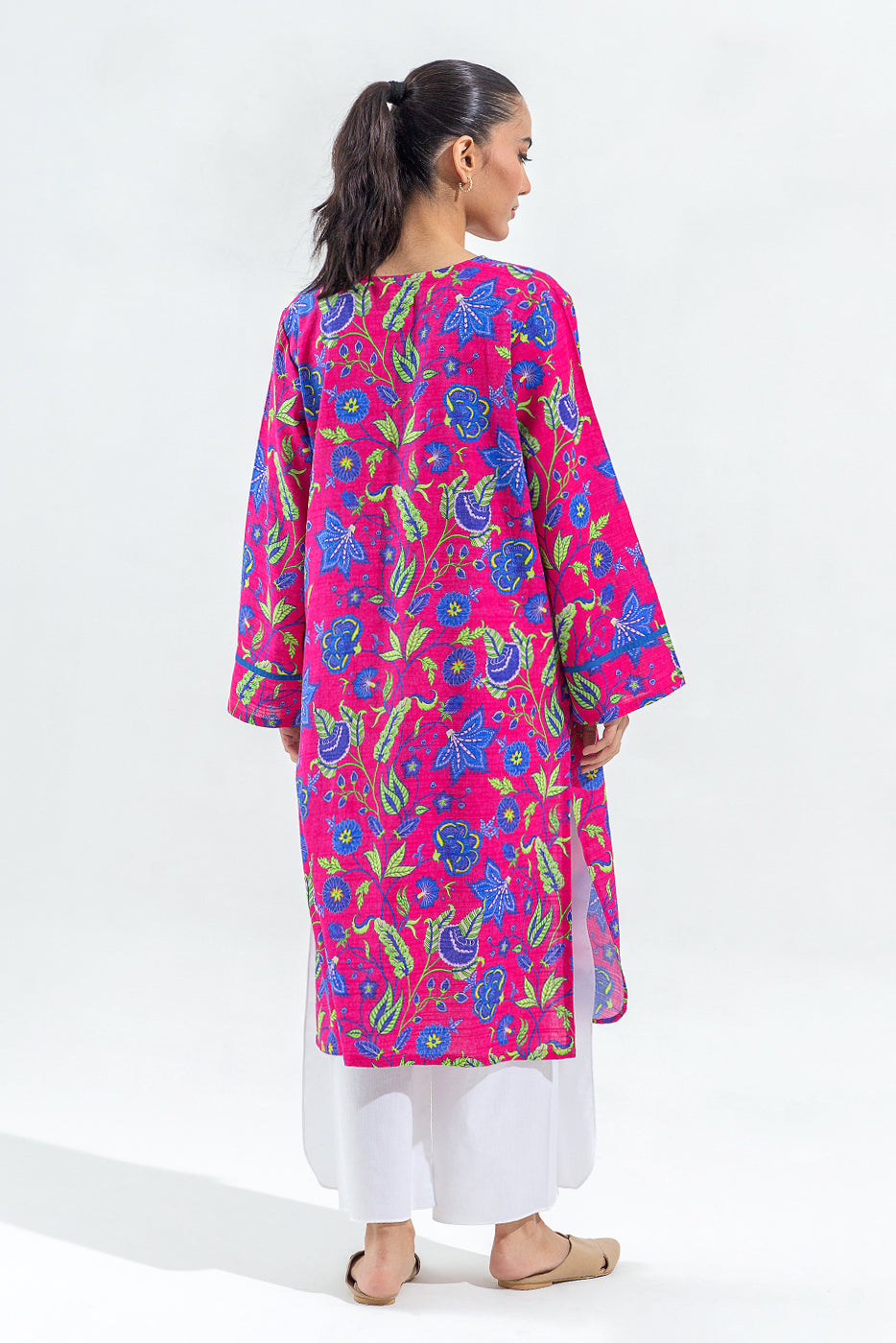 PRINTED KHADDAR SHIRT (PRET)