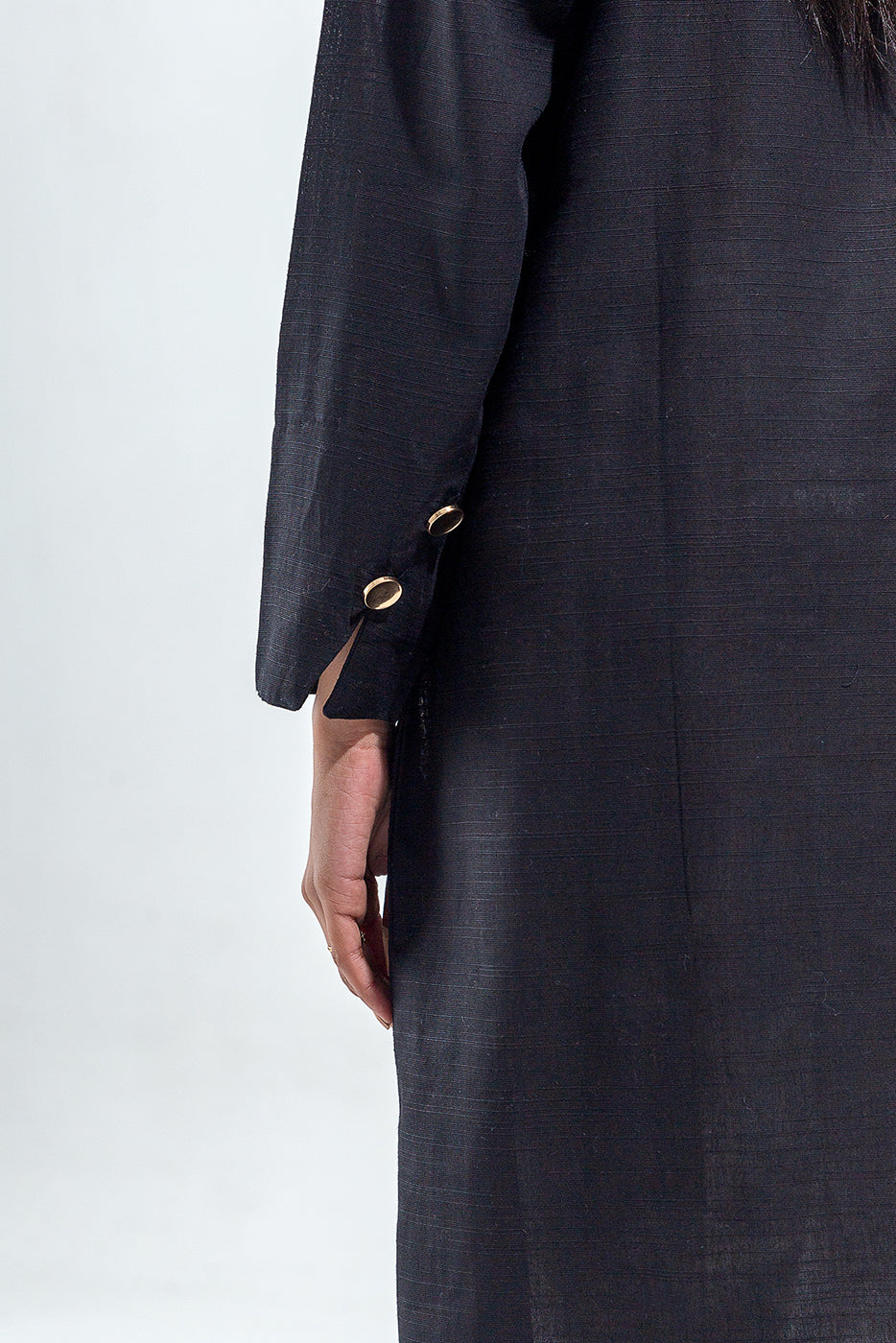 BASIC SLUB KHADDAR SHIRT (PRET)