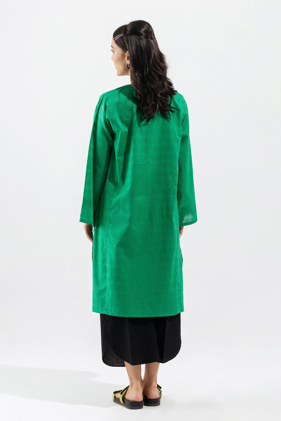 BASIC TEXTURED SHIRT (PRET)